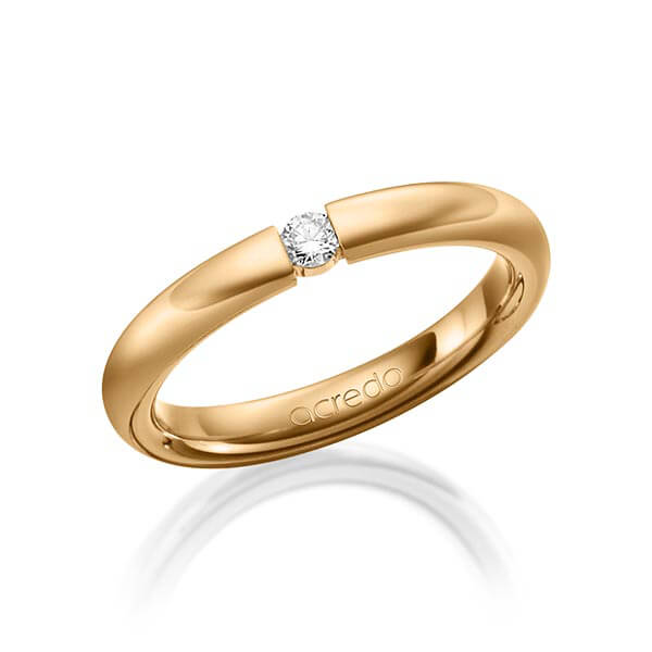 klassischer Trauring/Ehering in aussen Roségold 585 , innen Roségold 585 mit zus. 0,08 ct. Brillant tw, si von acredo - A-1475-8 klassischer Trauring/Ehering in aussen Roségold 585 , innen Roségold 585 mit zus. 0,08 ct. Brillant tw, si von acredo - A-1475-8