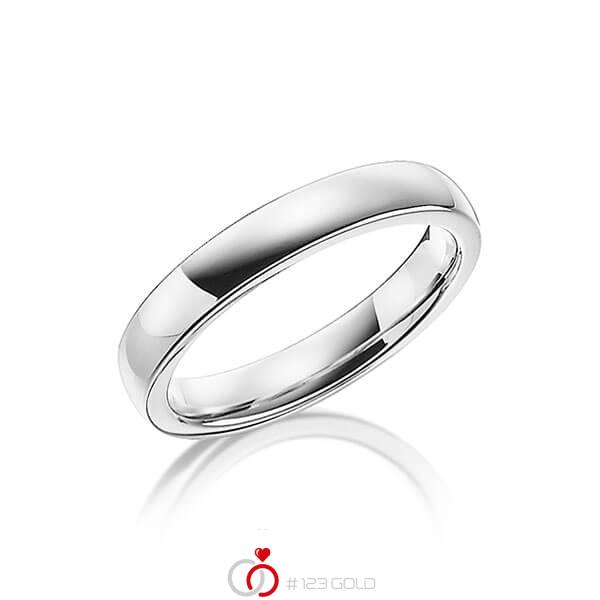 klassieke trouwring in grijsgoud 14 kt. van acredo - A-1251-3 klassieke trouwring in grijsgoud 14 kt. van acredo - A-1251-3