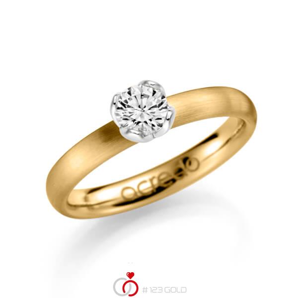 klassischer Trauring/Ehering in Gelbgold 585 mit 0,5 ct. Brillant tw, si von acredo - A-1127-3 klassischer Trauring/Ehering in Gelbgold 585 mit 0,5 ct. Brillant tw, si von acredo - A-1127-3