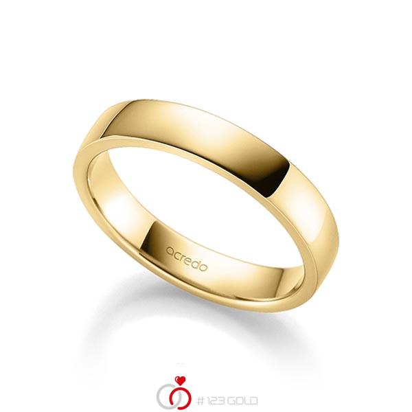 klassischer Trauring/Ehering in Gelbgold 585 von acredo - A-1270-7 klassischer Trauring/Ehering in Gelbgold 585 von acredo - A-1270-7