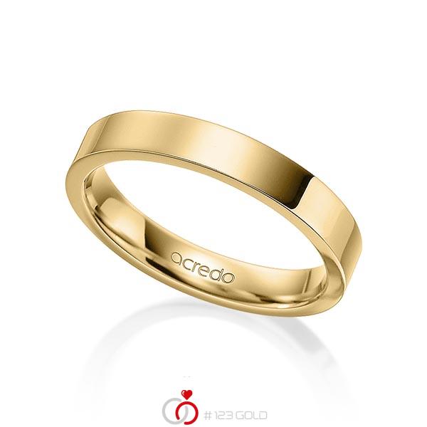 klassischer Trauring/Ehering in Gelbgold 750 von acredo - A-1594-7 klassischer Trauring/Ehering in Gelbgold 750 von acredo - A-1594-7