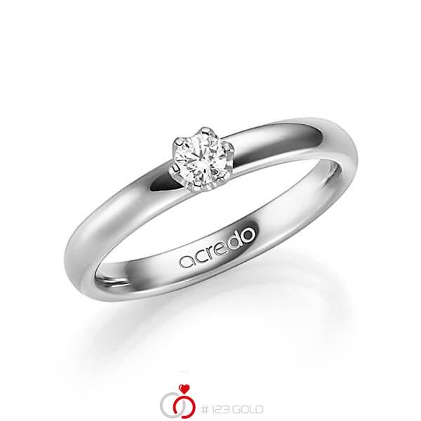 klassischer Trauring/Ehering in Graugold 585 mit zus. 0,15 ct. Brillant tw, si von acredo - A-1352-3 klassischer Trauring/Ehering in Graugold 585 mit zus. 0,15 ct. Brillant tw, si von acredo - A-1352-3