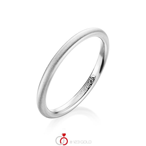 klassischer Trauring/Ehering in Platin 950 von acredo - A-1265-10 klassischer Trauring/Ehering in Platin 950 von acredo - A-1265-10