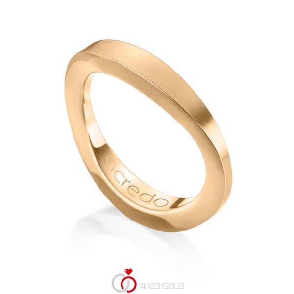 klassischer Trauring/Ehering in Roségold 585 von acredo - A-1199-1 klassischer Trauring/Ehering in Roségold 585 von acredo - A-1199-1