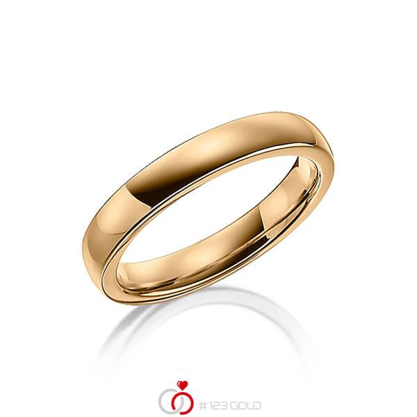 klassischer Trauring/Ehering in Roségold 585 von acredo - A-1251-1 klassischer Trauring/Ehering in Roségold 585 von acredo - A-1251-1