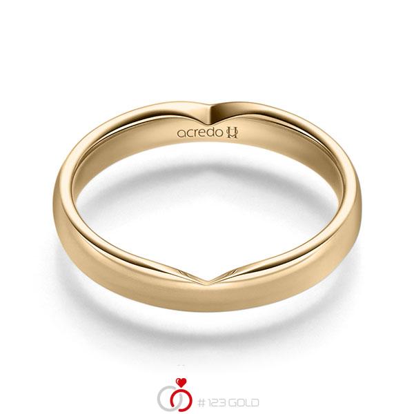klassischer Trauring/Ehering in Roségold 585 von acredo - A-2249-8 klassischer Trauring/Ehering in Roségold 585 von acredo - A-2249-8