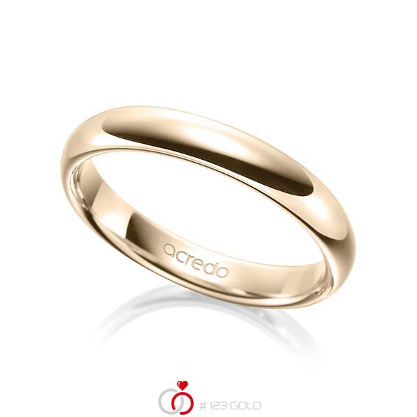 klassischer Trauring/Ehering in Signature Gold 585 von acredo - A-1595-11 klassischer Trauring/Ehering in Signature Gold 585 von acredo - A-1595-11