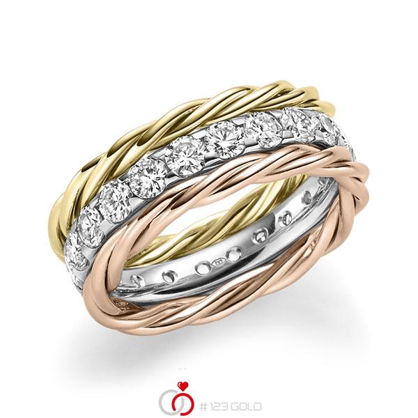 Set in Gelbgold 585 mit zus. 1,98 ct. Brillant tw, si von Merii - M-1302-22 Set in Gelbgold 585 mit zus. 1,98 ct. Brillant tw, si von Merii - M-1302-22