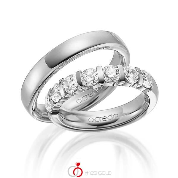 Set in Weissgold 585 mit zus. 1,75 ct. Brillant tw, vs von acredo - A-1574-1 Set in Weissgold 585 mit zus. 1,75 ct. Brillant tw, vs von acredo - A-1574-1