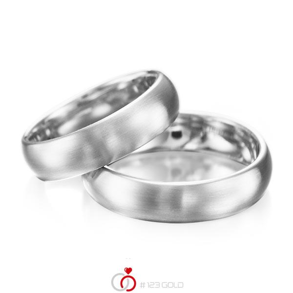 Set klassieke trouwringen in palladium 950 van acredo - A-1077-2 Set klassieke trouwringen in palladium 950 van acredo - A-1077-2