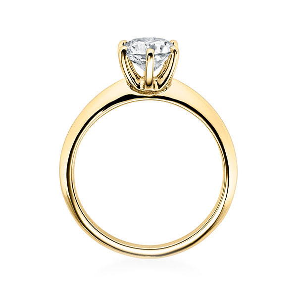 Diamantring mit 6-Krappenfassung