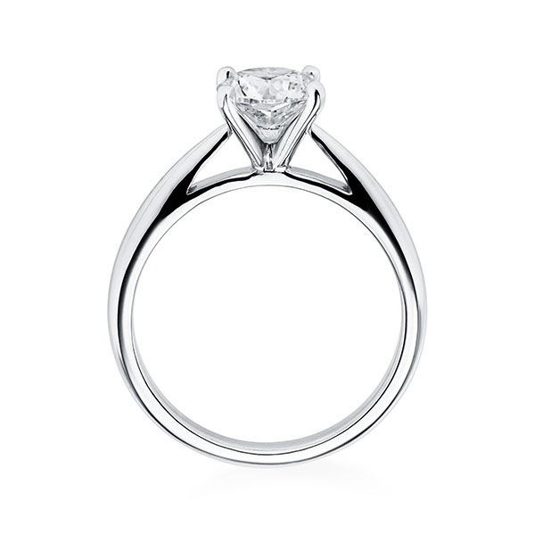 Diamantring mit 4-Krappenfassung