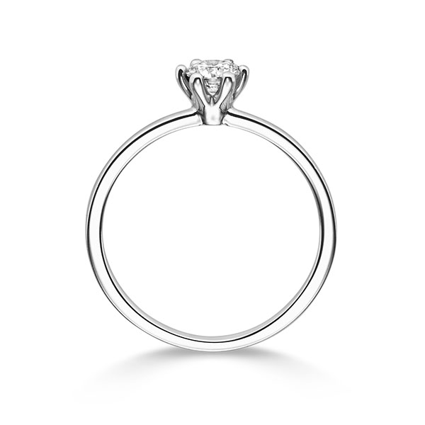 Diamantring mit 6 Krappenfassung