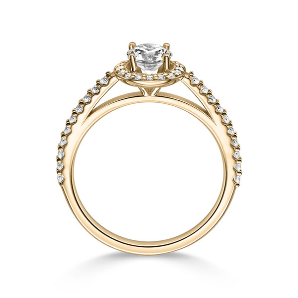 Halo Solitaire round, Breedte: 1,50, Hoogte: 1,50