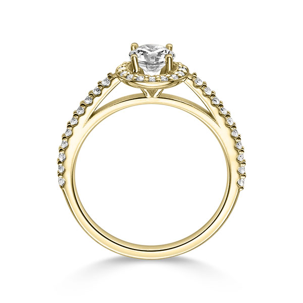 Halo Solitaire rund, Breite: 1,50, Höhe: 1,50