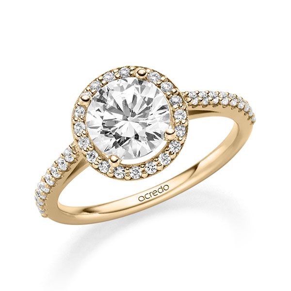 Halo Solitaire round, Breedte: 1,50, Hoogte: 1,50