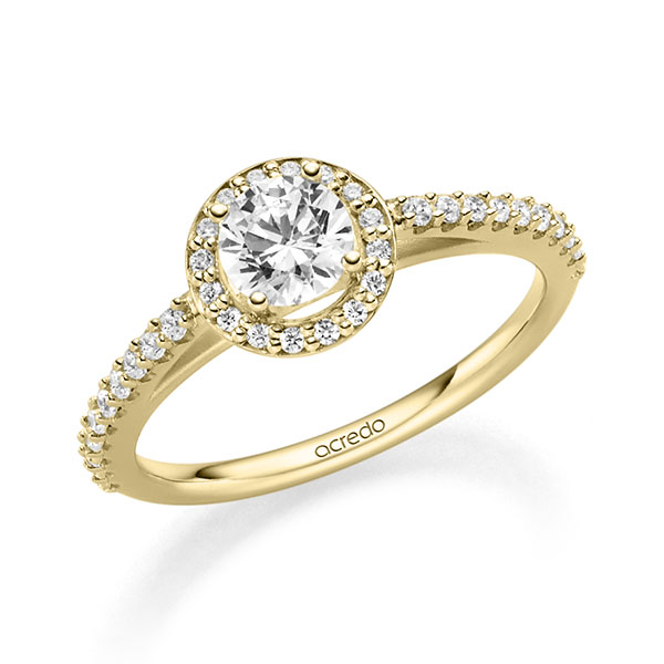 Halo Solitaire rund, Breite: 1,50, Höhe: 1,50