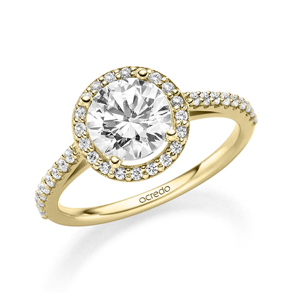 Halo Solitaire rund, Breite: 1,50, Höhe: 1,50