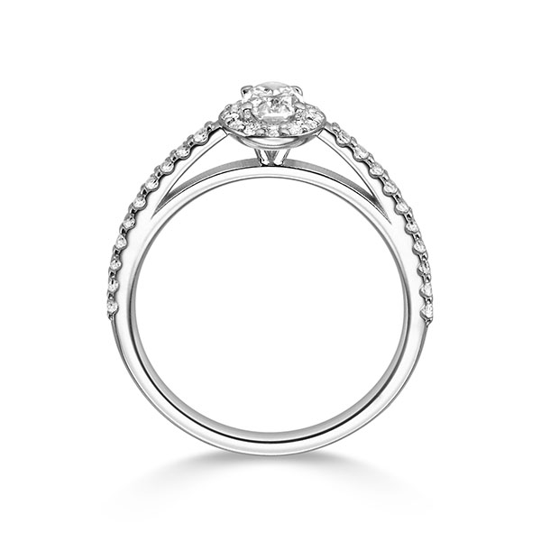 Halo Solitaire oval, Breite: 1,50, Höhe: 1,50