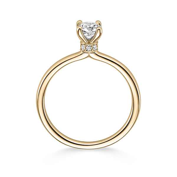 Essentials Solitär 4 Krappen und Steinkranz, Breite: 1,30, Höhe: 1,40