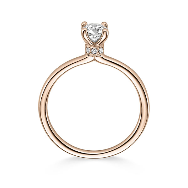 Essentials Solitär 4 Krappen und Steinkranz, Breite: 1,30, Höhe: 1,40