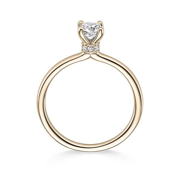 Essentials Solitär 4 Krappen und Steinkranz, Breite: 1,30, Höhe: 1,40