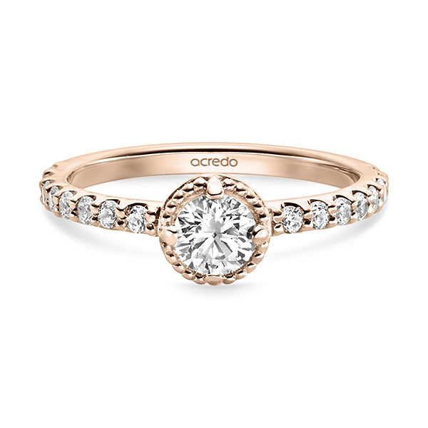 Essentials, Solitaire with stone setting on the side, Breedte: 1,50, Hoogte: 1,50
