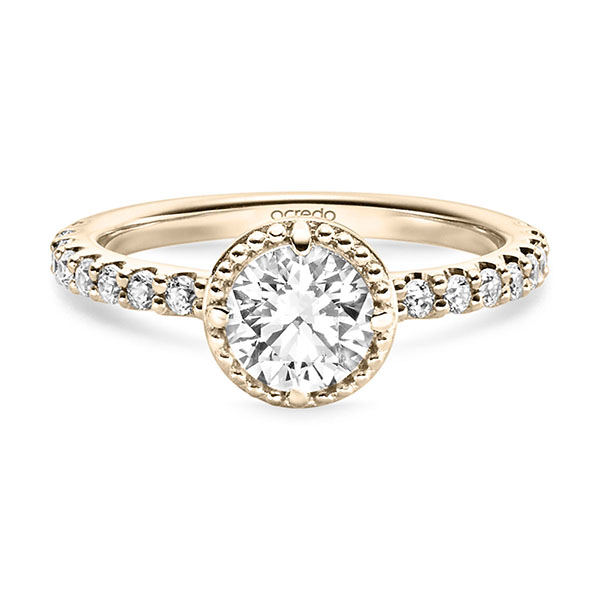 Essentials, Solitaire with stone setting on the side, Breedte: 1,50, Hoogte: 1,50