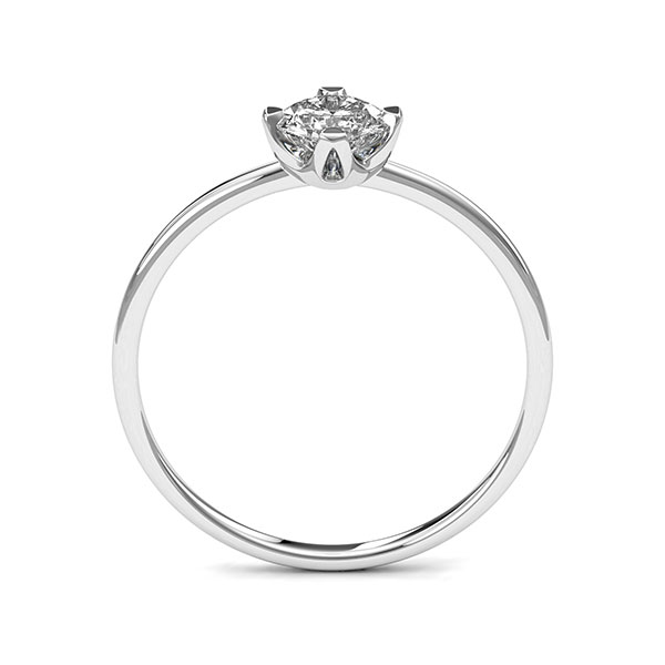 Diamantring mit 4 Krappenfassung
