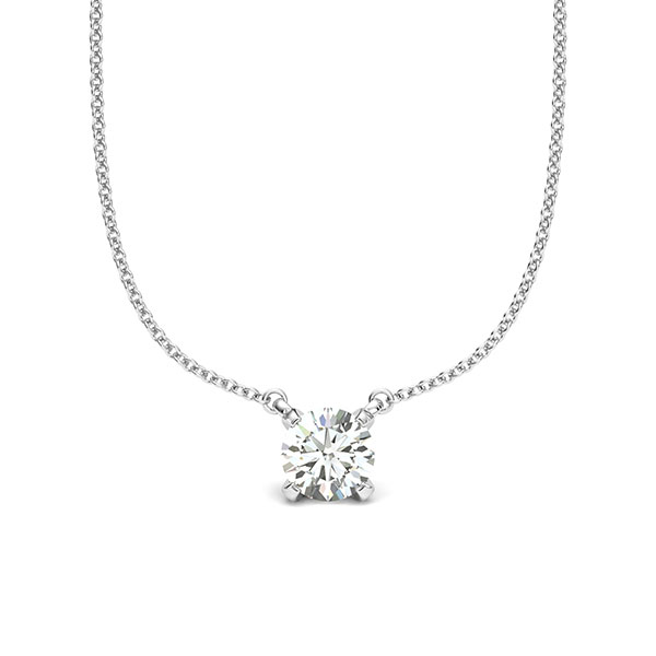 Anhänger - 4er Krappe = G158 in Weissgold 585 mit 0,5 ct. Brillant tw, si von acredo - A-2061-34 Anhänger - 4er Krappe = G158 in Weissgold 585 mit 0,5 ct. Brillant tw, si von acredo - A-2061-34
