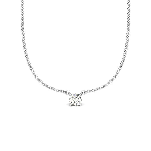 Anhänger - 4er Krappe = G158 in Weißgold 585 mit zus. 0,08 ct. Brillant tw, si von acredo