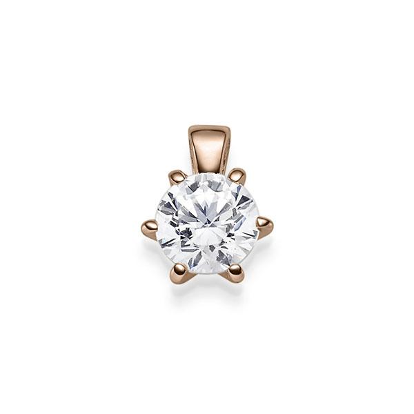 Anhänger Rotgold 585 mit 0,5 ct. G SI