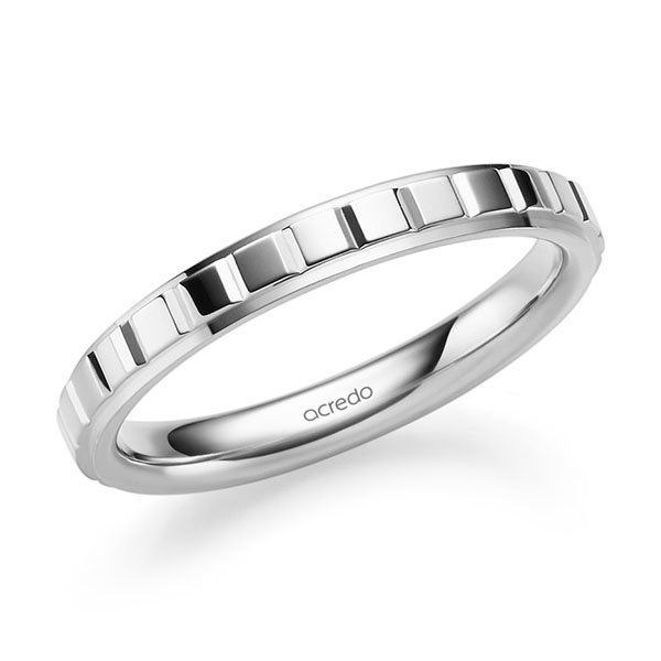 classic wedding band in Platinum 950 by acredo - A-2555-5 classic wedding band in Platinum 950 by acredo - A-2555-5