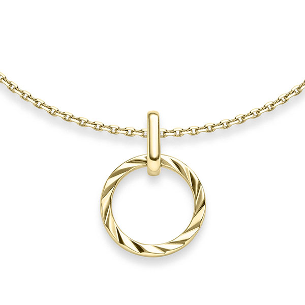 Kette mit Anhänger in Gelbgold 750 von acredo - A-6097-1