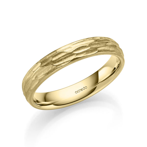 klassieke trouwring in buiten geelgoud 14 kt. , binnen geelgoud 14 kt. van acredo