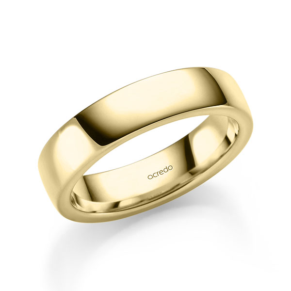klassieke trouwring in geelgoud 14 kt. van acredo klassieke trouwring in geelgoud 14 kt. van acredo