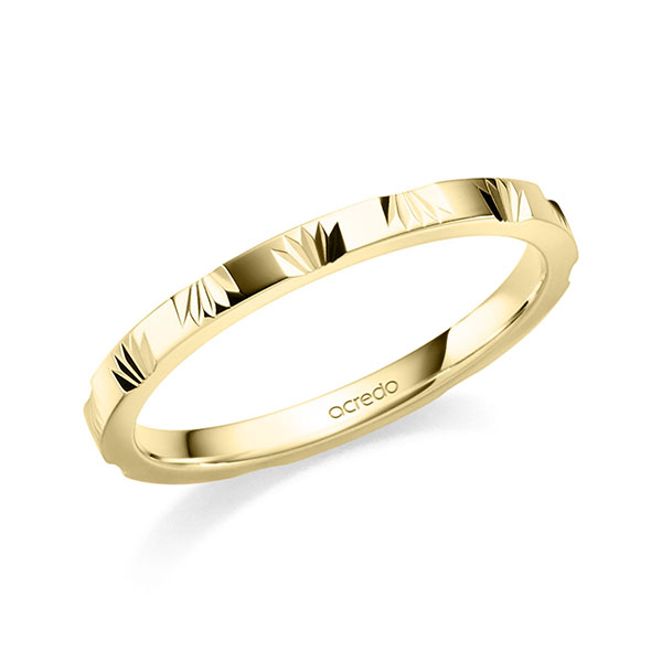 Klassieke trouwring in geelgoud 14 kt. van acredo