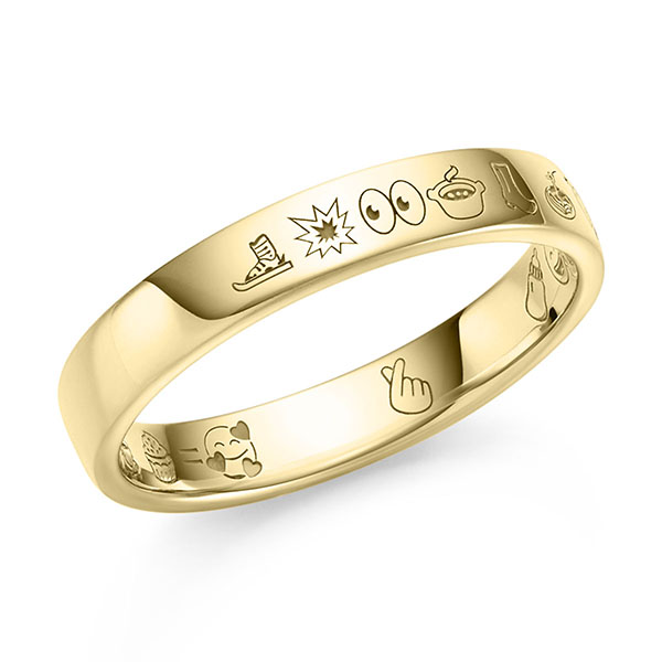 klassieke trouwring in geelgoud 14 kt. van acredo