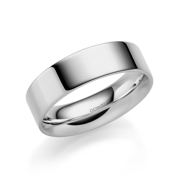 klassieke trouwring in grijsgoud 14 kt. van acredo klassieke trouwring in grijsgoud 14 kt. van acredo