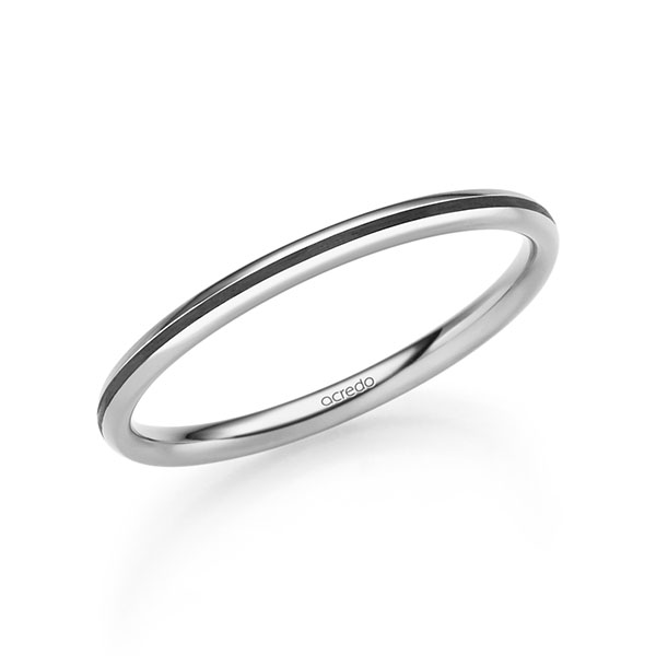 Klassieke trouwring in River platina 950 van acredo - S-1298-14 Klassieke trouwring in River platina 950 van acredo - S-1298-14