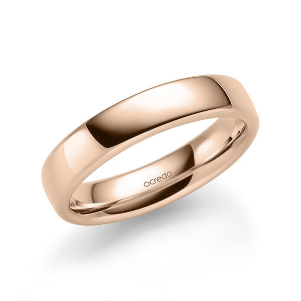 klassieke trouwring in roodgoud 14 kt. van acredo - A-2320-10