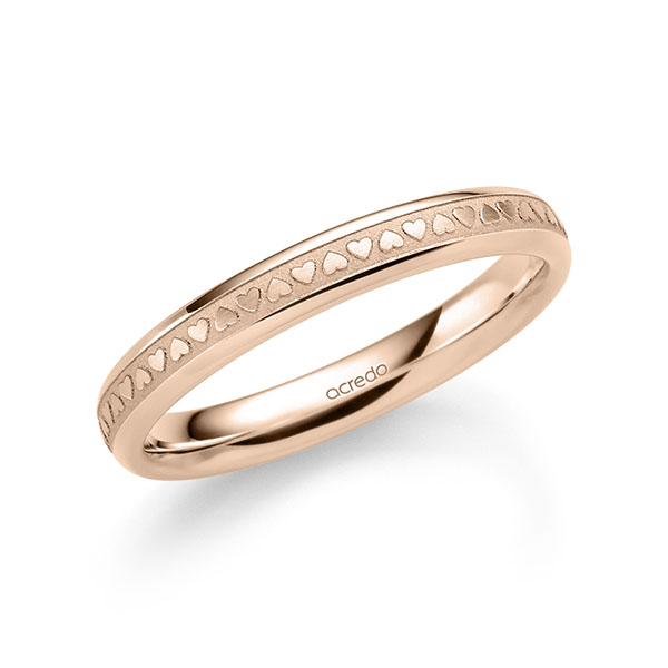 Klassieke trouwring in roodgoud 14 kt. van acredo - A-2370-16 Klassieke trouwring in roodgoud 14 kt. van acredo - A-2370-16
