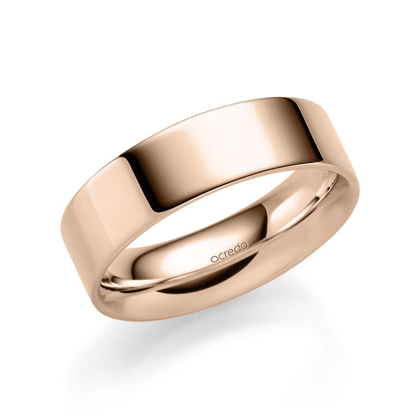 klassieke trouwring in roodgoud 14 kt. van acredo klassieke trouwring in roodgoud 14 kt. van acredo