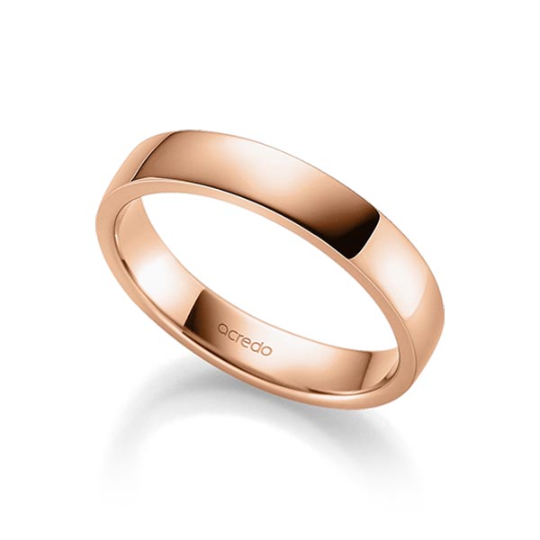 klassieke trouwring in roodgoud 18 kt. van acredo - A-1270-10