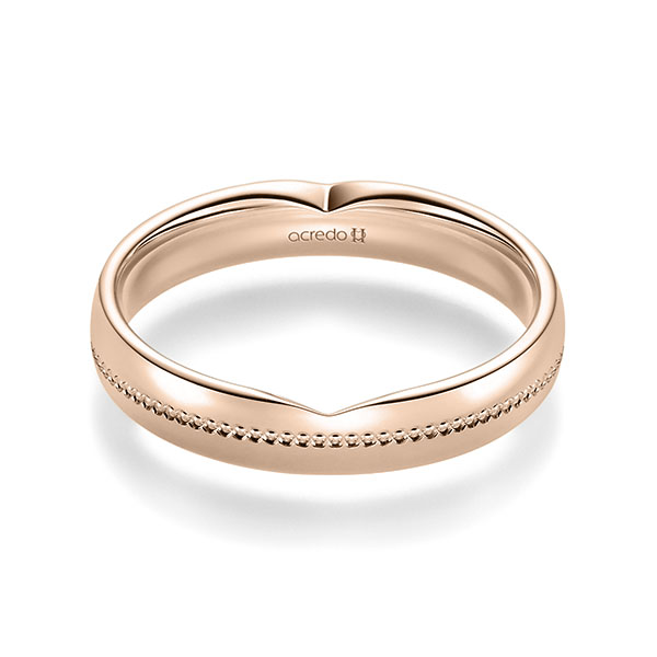 Klassieke trouwring in roodgoud 18 kt. van acredo - A-2393-16