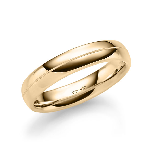 Klassieke trouwring in roségoud 14 kt. van acredo