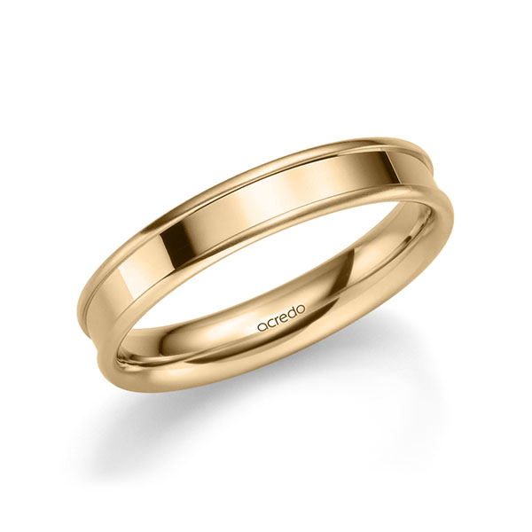 Klassieke trouwring in roségoud 14 kt. van acredo - A-2211-5