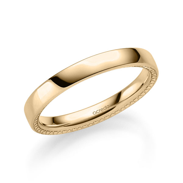 Klassieke trouwring in roségoud 14 kt. van acredo