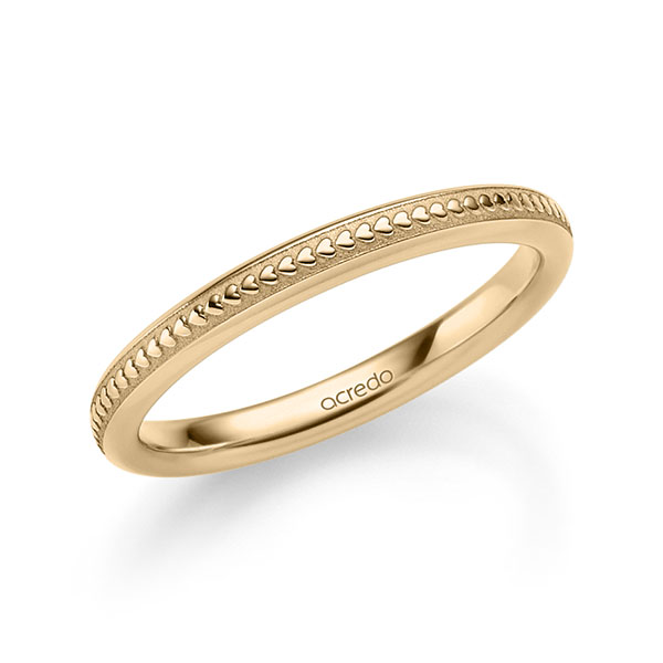 Klassieke trouwring in roségoud 14 kt. van acredo - A-2374-7 Klassieke trouwring in roségoud 14 kt. van acredo - A-2374-7