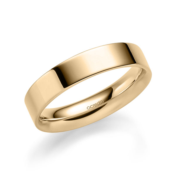 klassieke trouwring in roségoud 14 kt. van acredo